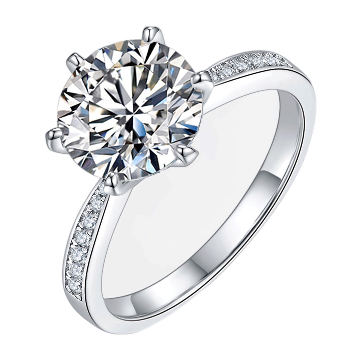 3 Carat Moissanite Ring