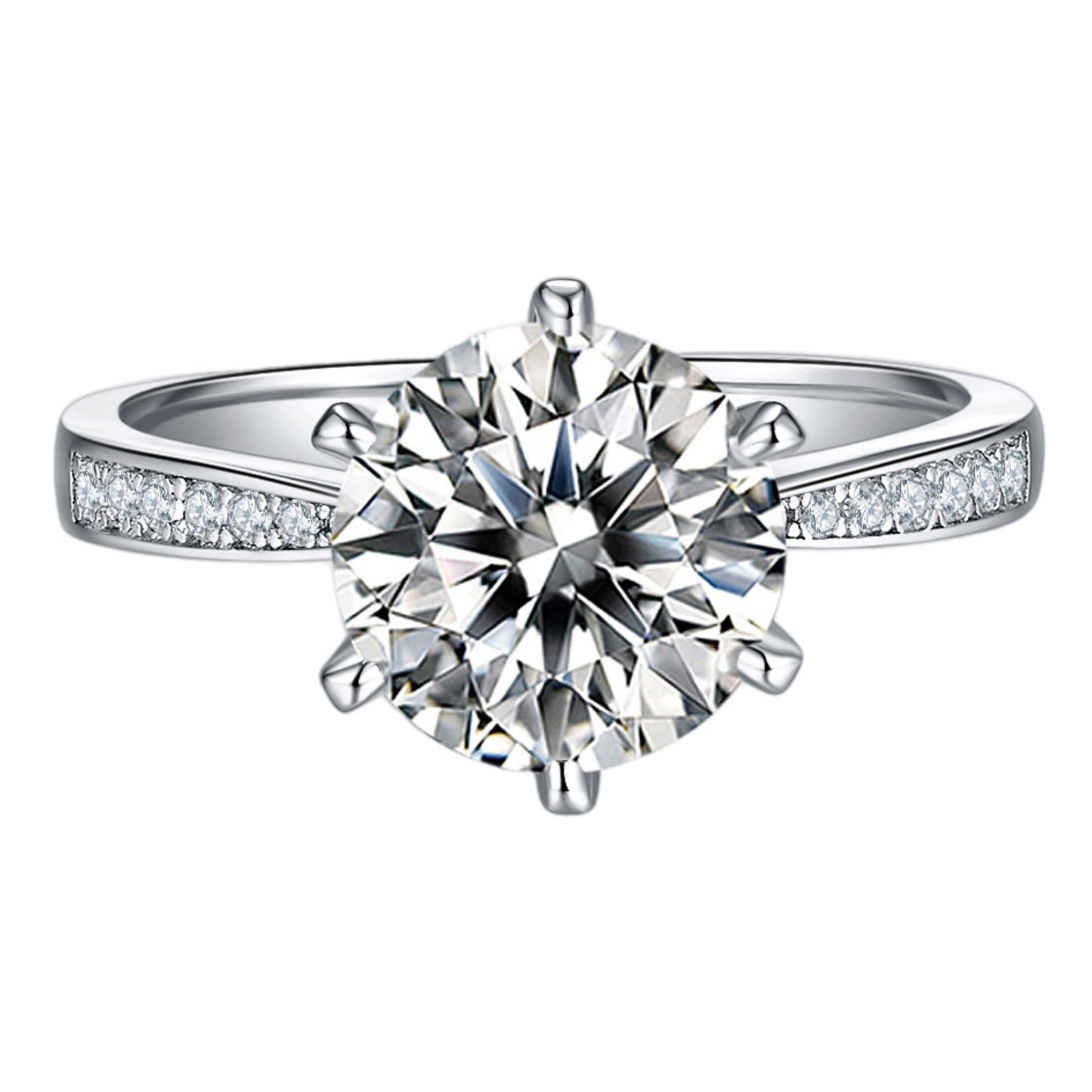 3 Carat Moissanite Ring