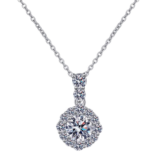 1 Carat Moissanite Necklace