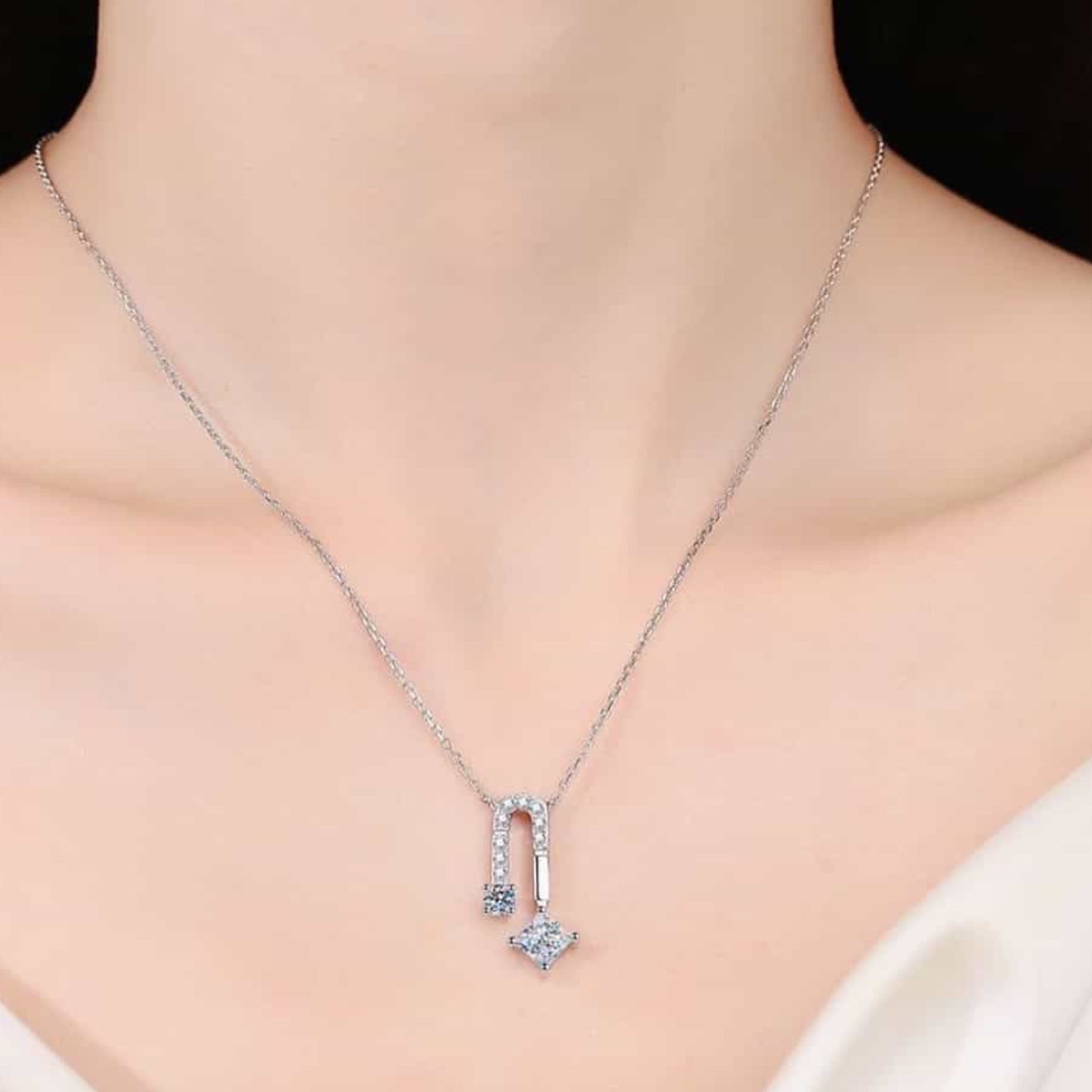 1.3 Carat Moissanite Necklace