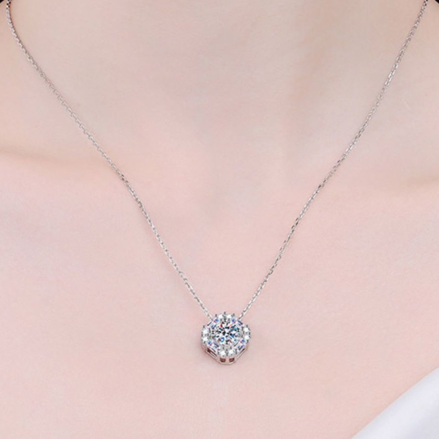 Moissanite Charm Necklace