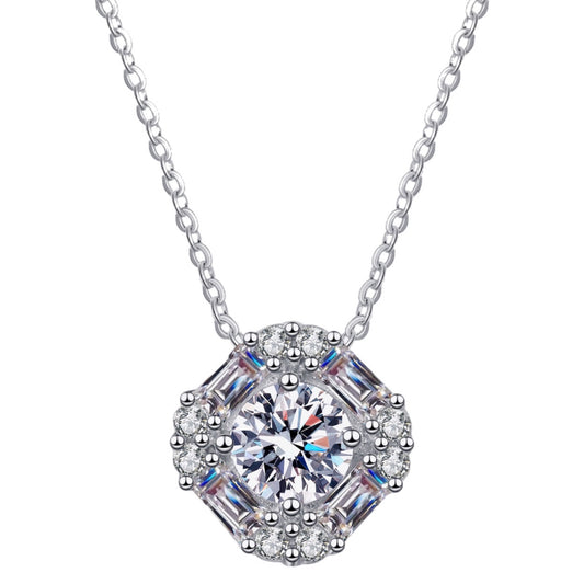 Moissanite Charm Necklace