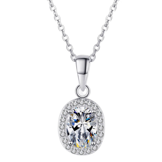 1 Carat Moissanite Necklace