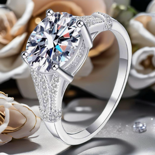 3 Carat Moissanite Ring