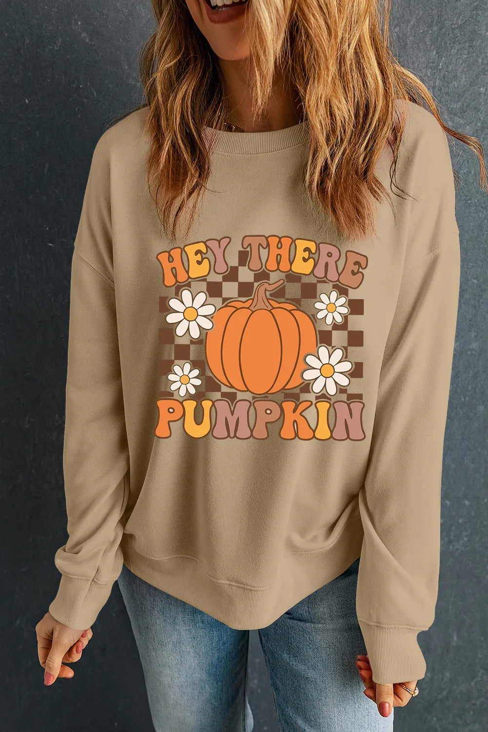 Hey There Pumpkin Graphic Sweatshirt