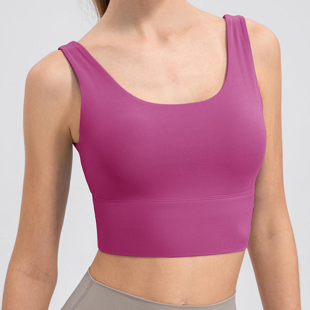 Scoop Neck Wide Strap Active Tank