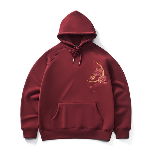 Dragon Embroidered Hoodie