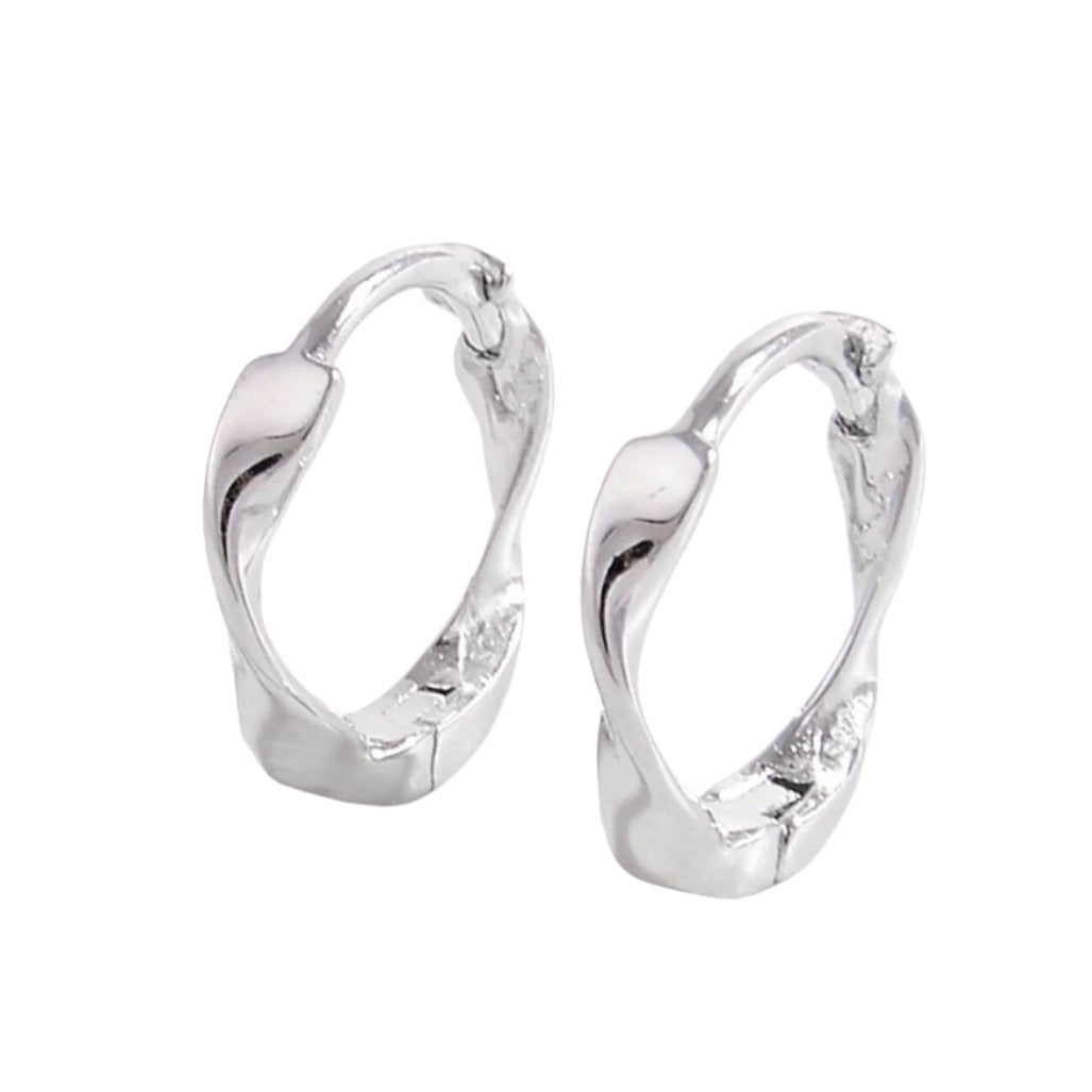 925 Sterling Silver or Gold Vermeil Hoop Earrings