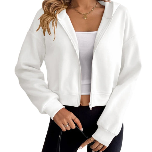 Dropped Shoulder Hooded Jacket