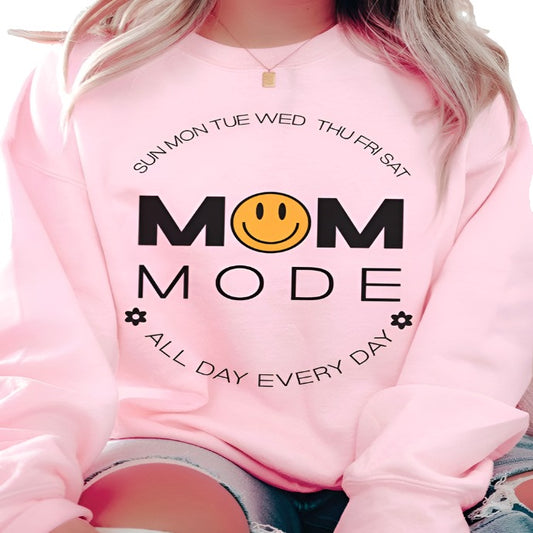 MOM MODE Graphic Sweatshirt