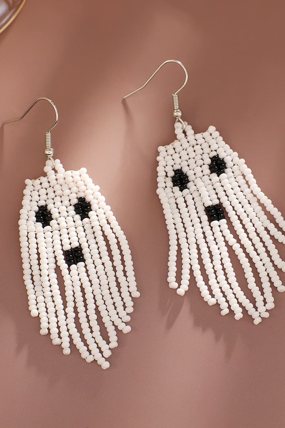 Halloween Beaded Dangle Earrings