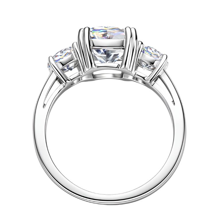 3.5 Carat Moissanite 925 Sterling Silver Ring