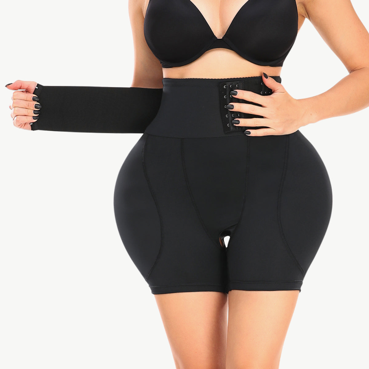 Full Size Removable Pad Shapewear Shorts