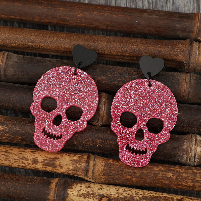 Acrylic Skeleton Earrings