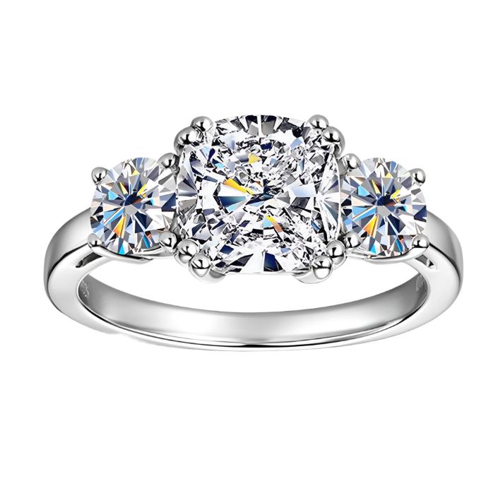 3.5 Carat Moissanite 925 Sterling Silver Ring