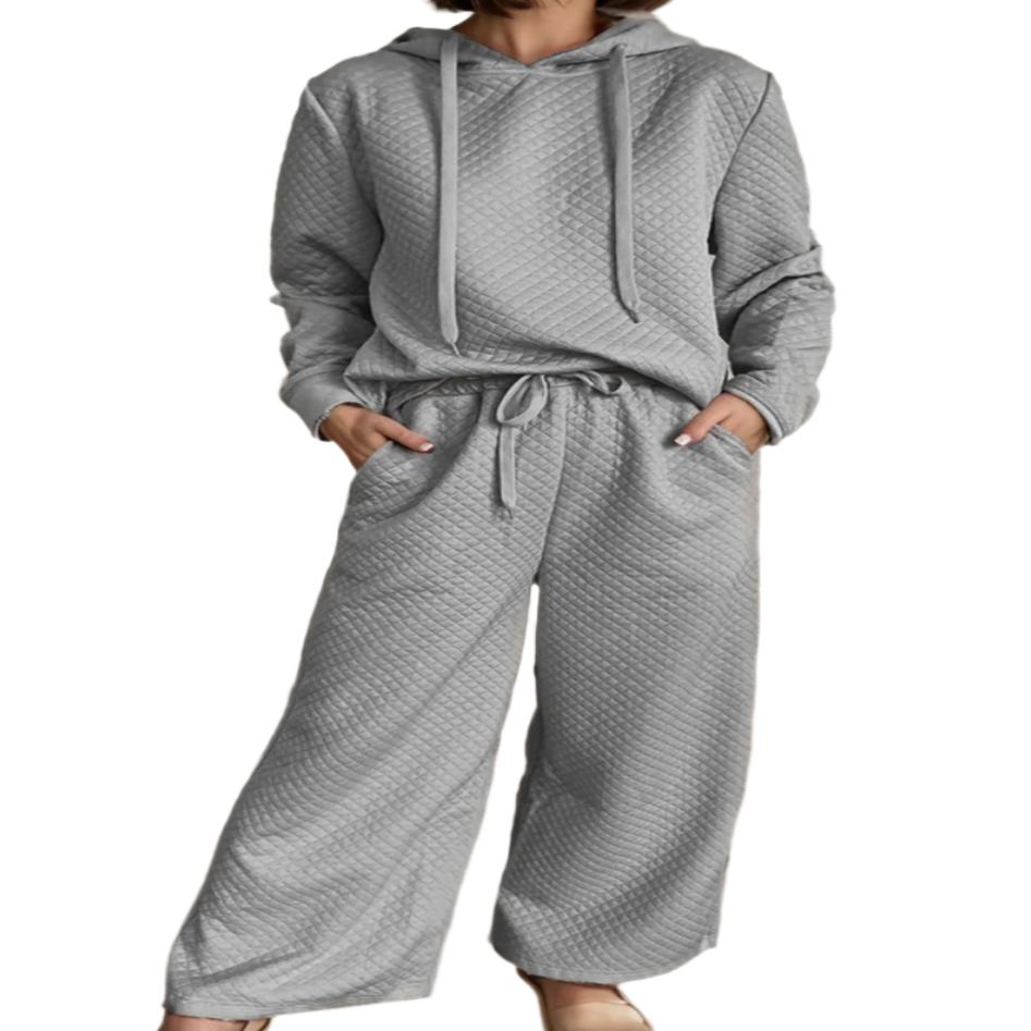 Long Sleeve Hooded Top & Pants Set