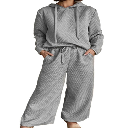 Long Sleeve Hooded Top & Pants Set