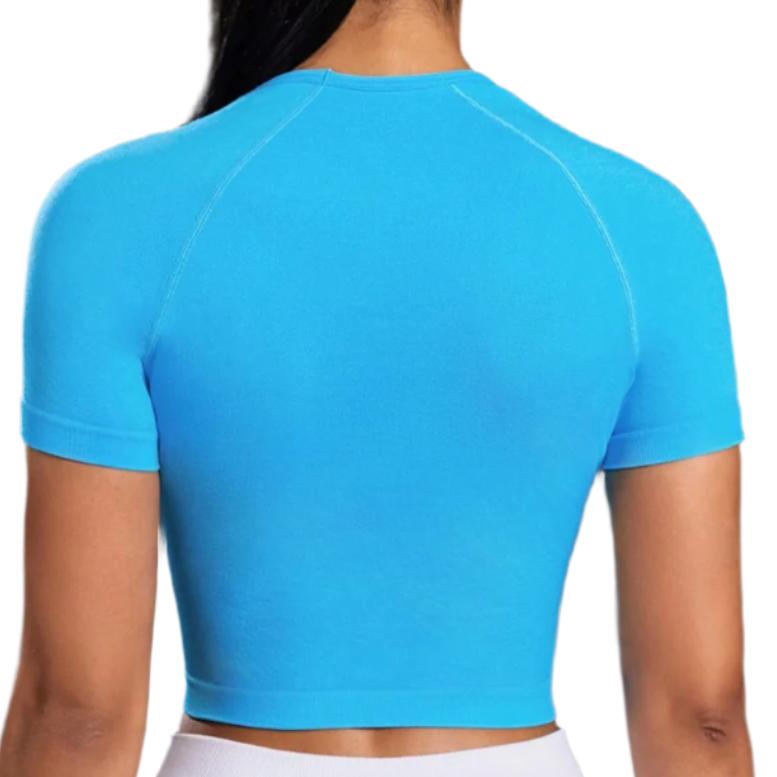 Round Neck Short Sleeve Active T-Shirt