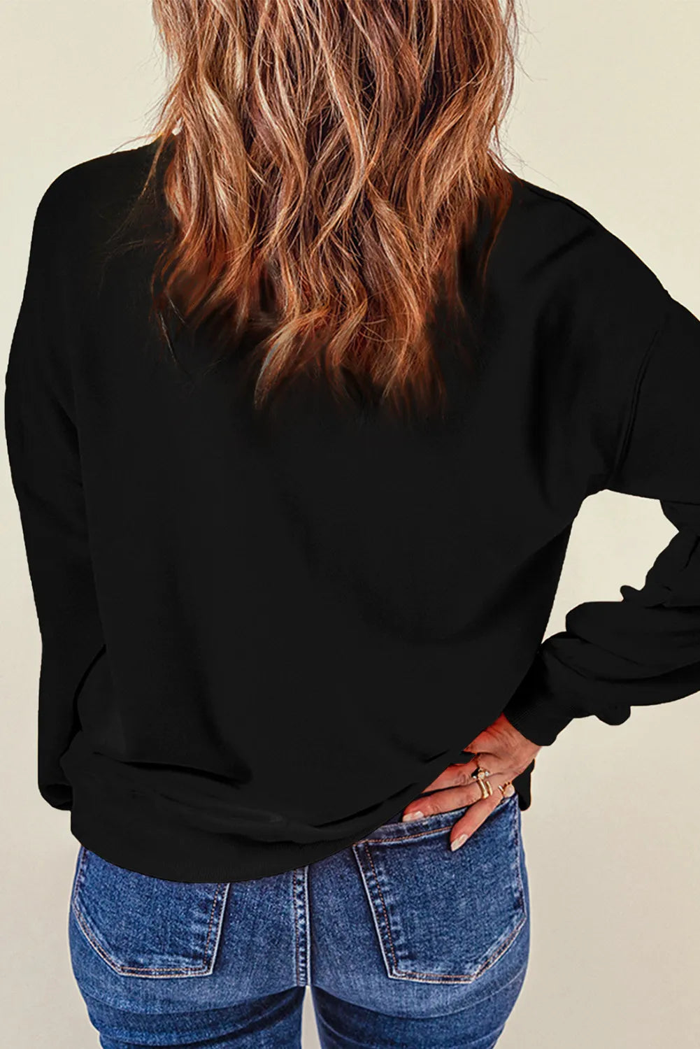 Pumpkin & Ghost Round Neck Sweatshirt