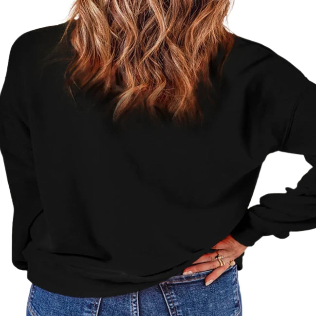 Bow Round Neck Sweatshirt