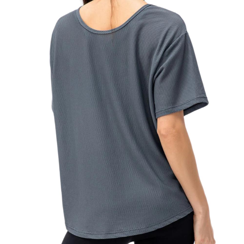 Round Neck Short Sleeve Active Tee