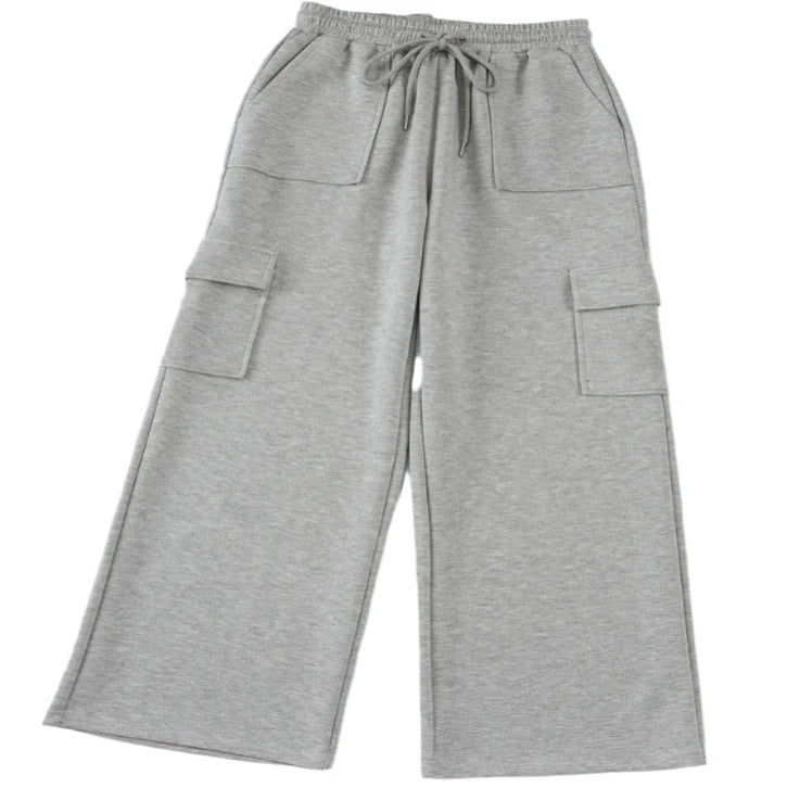 Drawstring Active Pants with Pockets