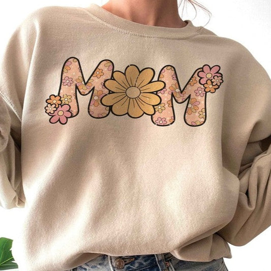 FLORAL MOM Graphic Sweatshirt