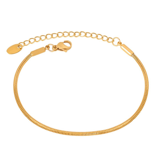 Golden Sleek 18K Gold-Plated Minimalist Bracelet