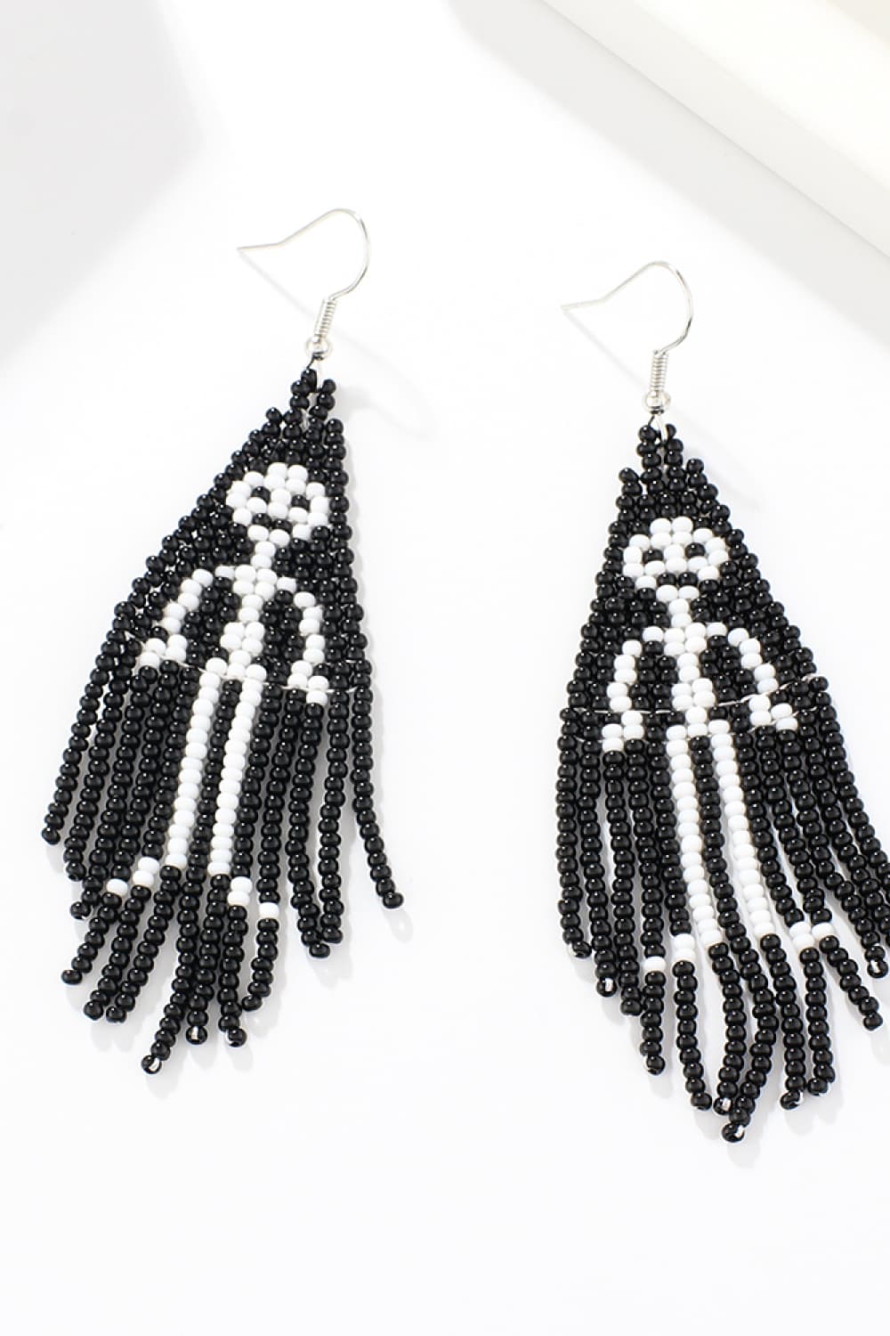 Halloween Beaded Dangle Earrings