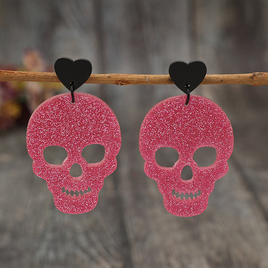 Acrylic Skeleton Earrings