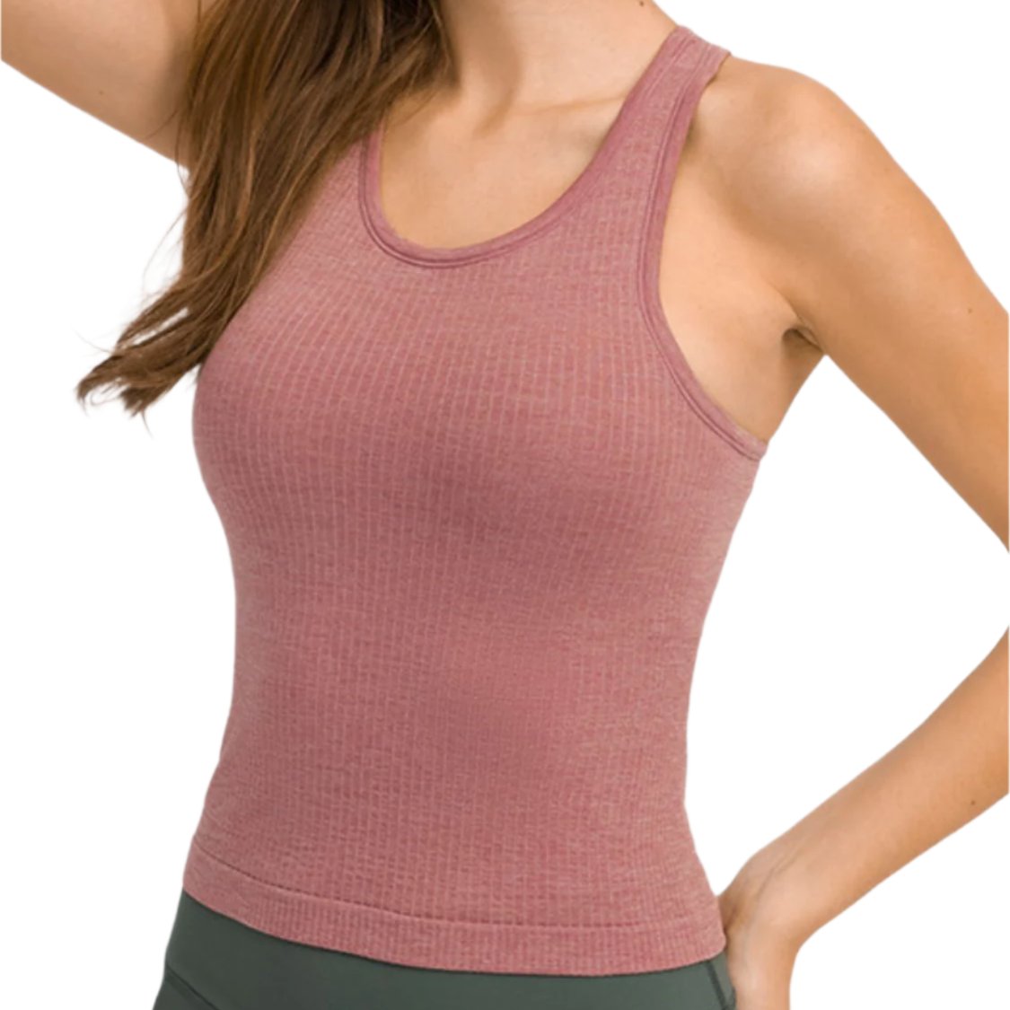 Round Neck Racerback Active Tank