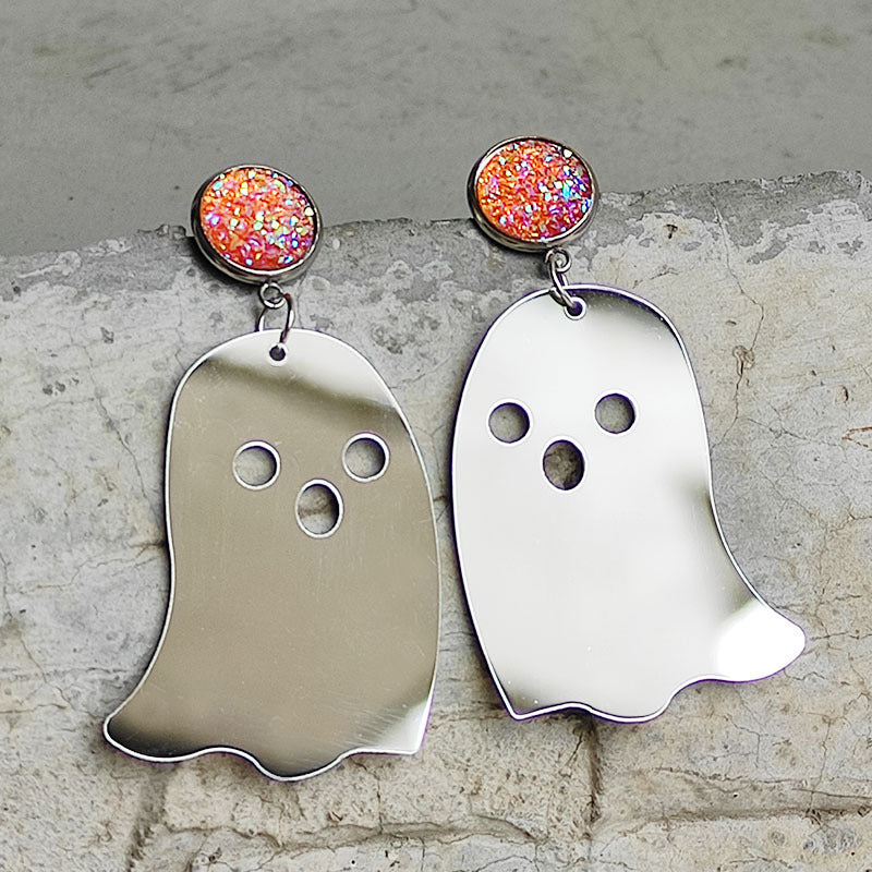 Ghost Acrylic Dangle Earrings