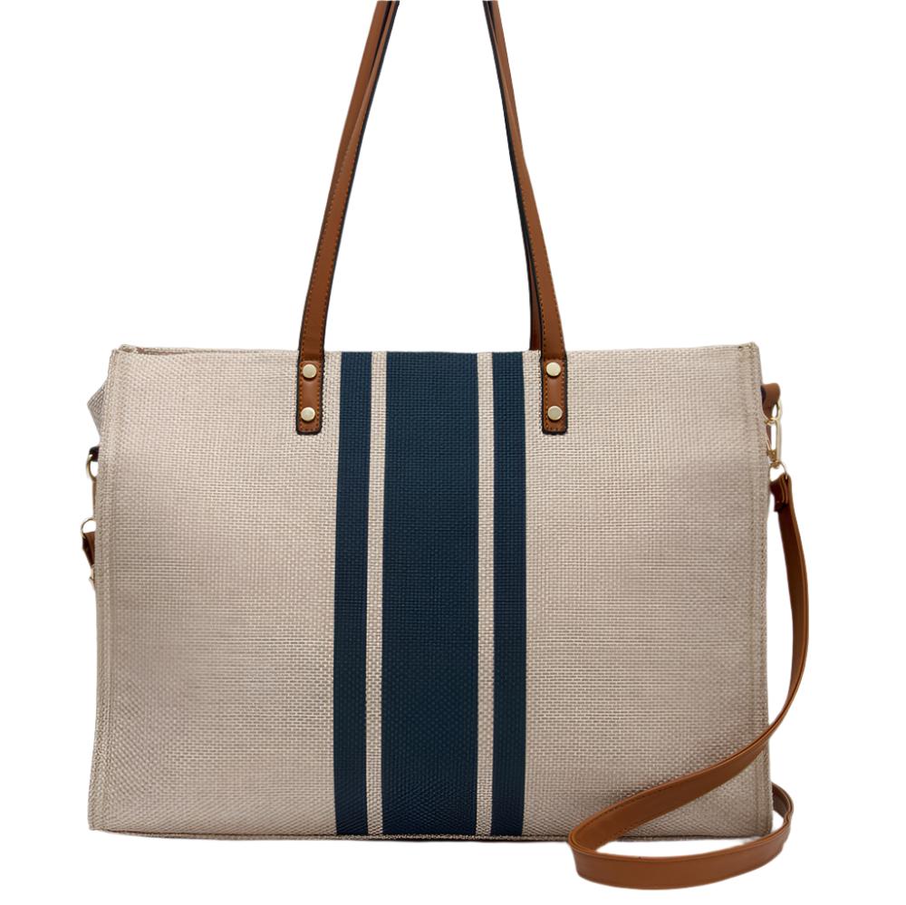 Striped Tote Bag