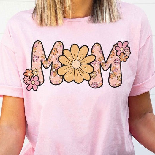 Floral Mom Graphic Tee