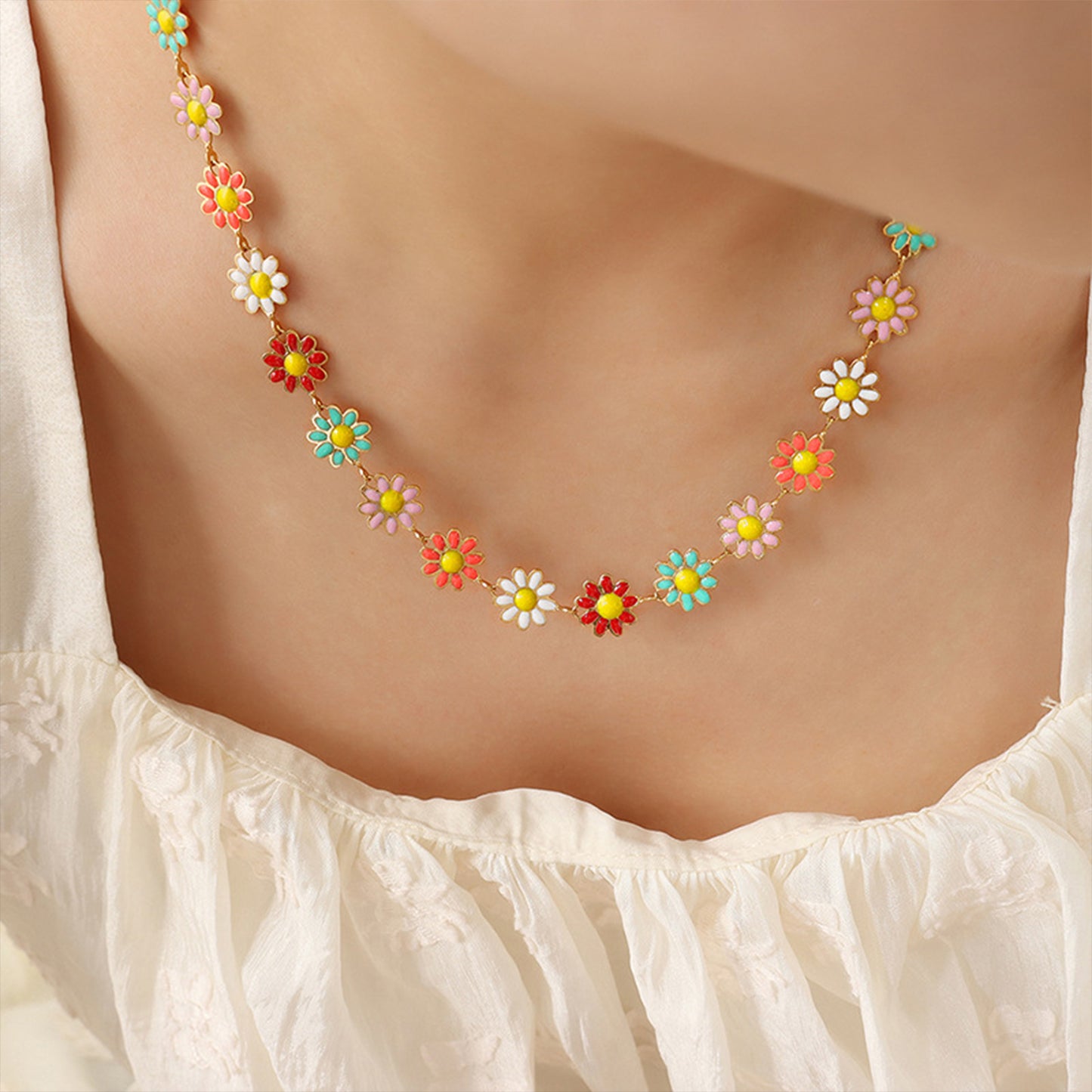 Enchanted Garden Blossom Necklace