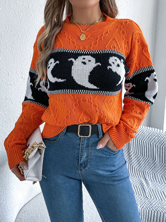 Ghost Round Neck Sweater