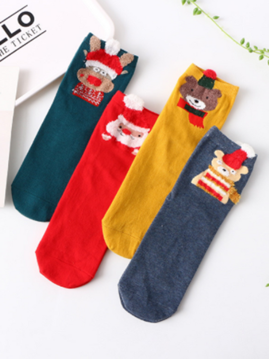 Christmas Socks - 4 Pairs