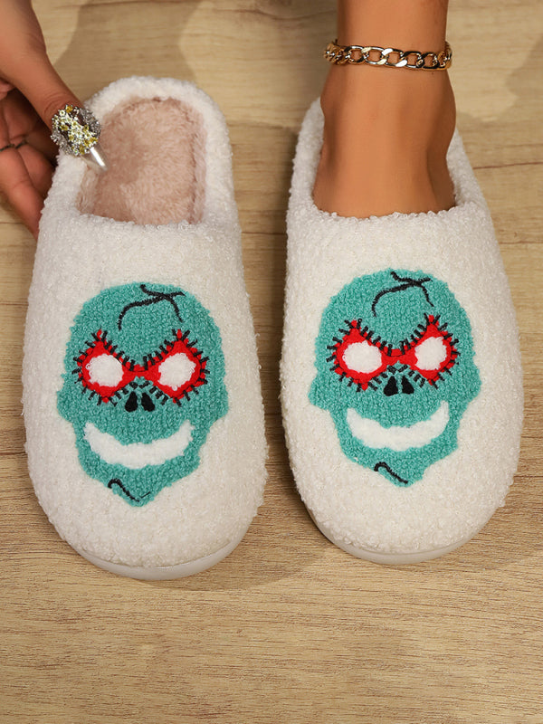 Halloween Home Plush Slippers