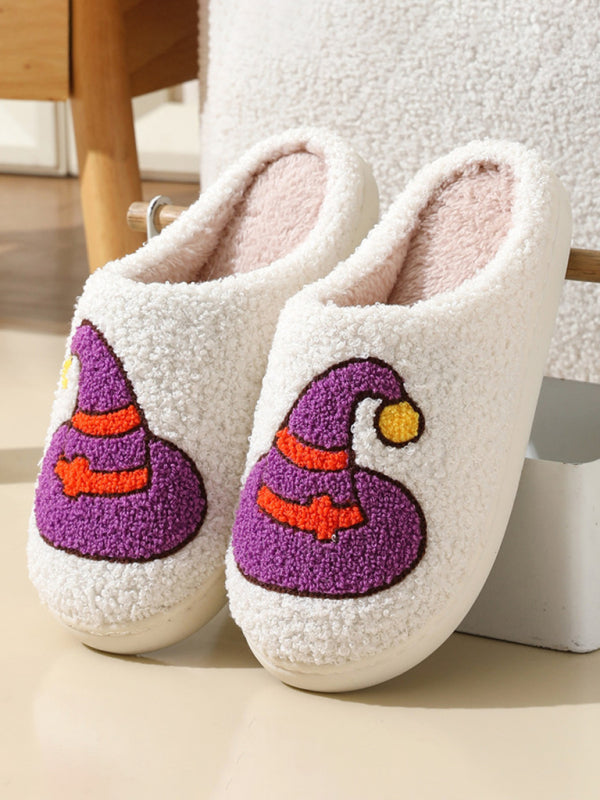 Halloween Home Plush Slippers