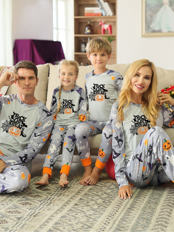 Family Matching Halloween Print Pajama Set