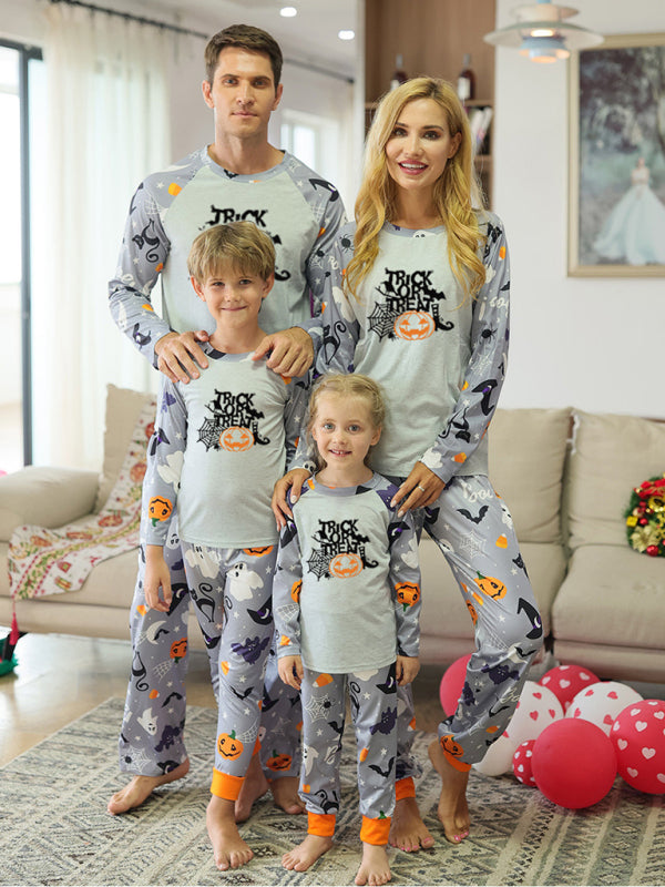 Family Matching Halloween Print Pajama Set