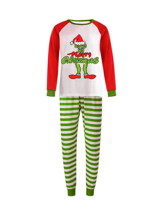 Christmas Grinch Parent Pajama Set Plaid - Dad