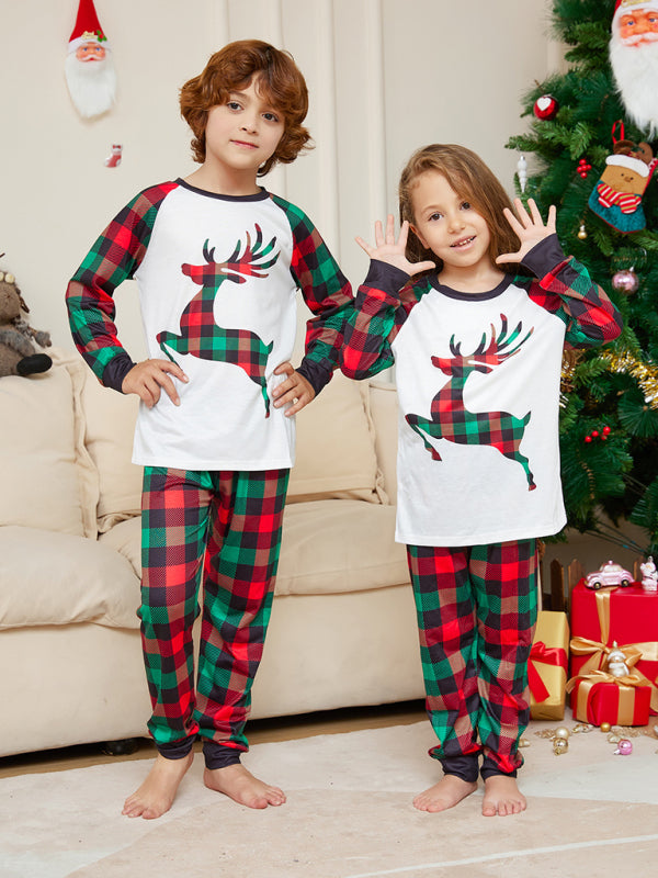 Reindeer Christmas Parent-Child Pajama Set