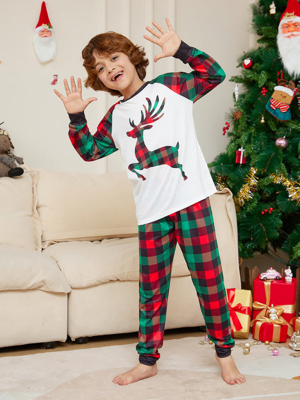 Reindeer Christmas Parent-Child Pajama Set