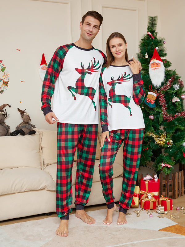 Reindeer Christmas Parent-Child Pajama Set