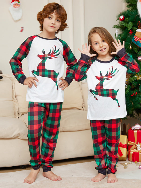 Reindeer Christmas Parent-Child Pajama Set