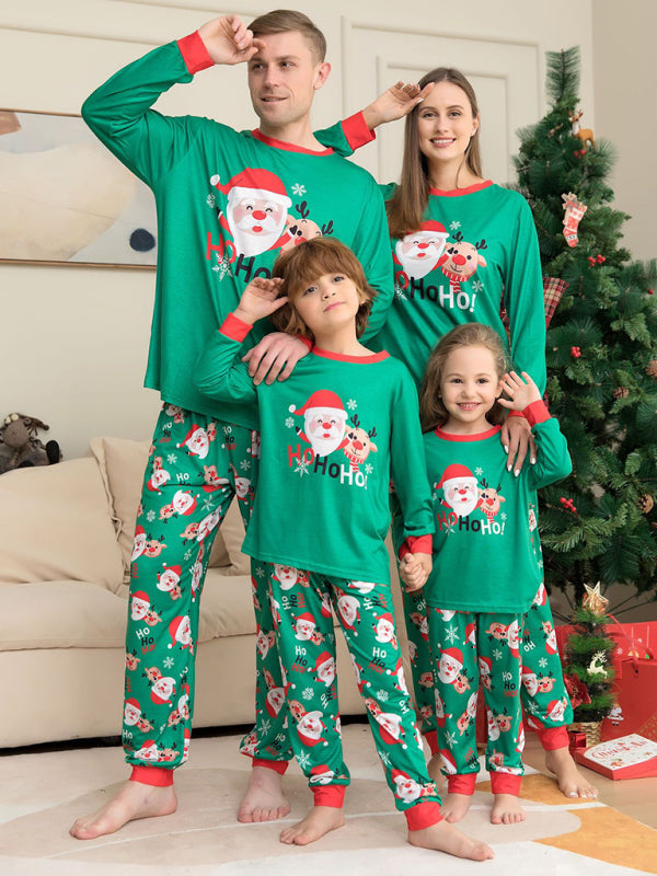 Santa Clause Parent-Child Christmas Pajamas