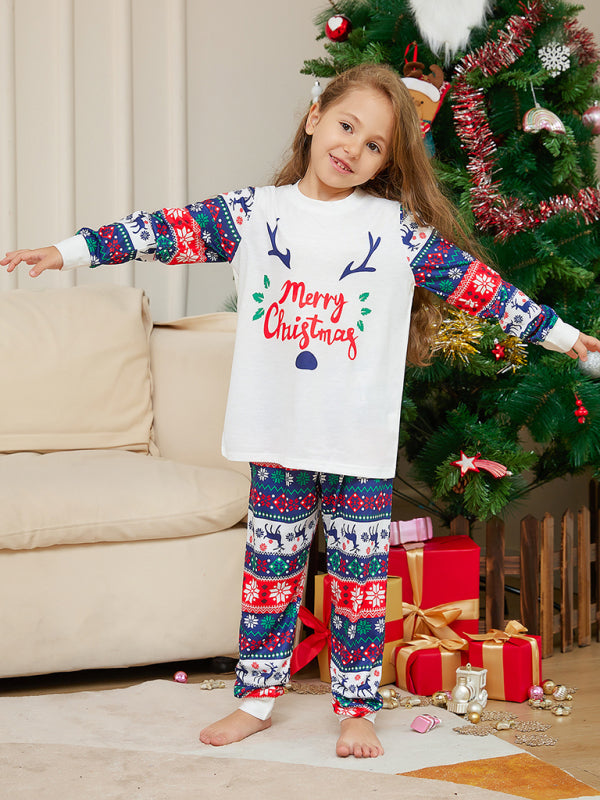 Merry Christmas Parent-Child Pajama Set