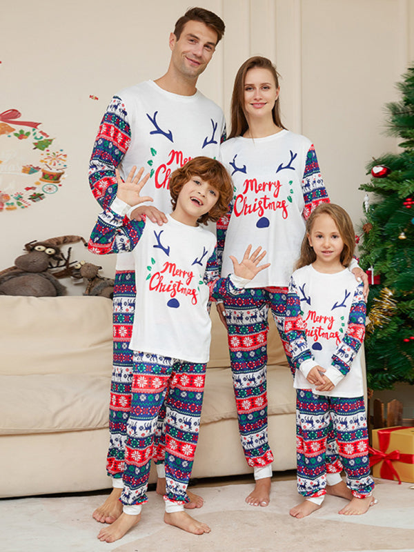 Merry Christmas Parent-Child Pajama Set