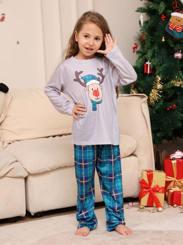 Reindeer Christmas Parent-Child Pajama Set